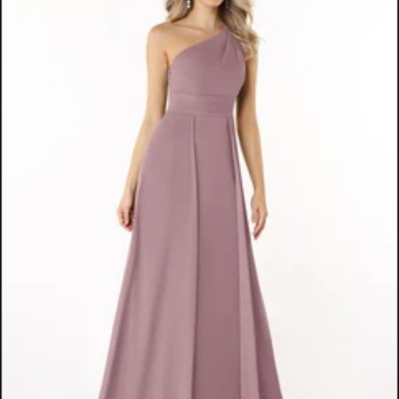 Floor-Length gown in Dusty Rose - Picture 3 of 8